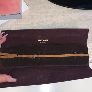 Playmate gold plated belt